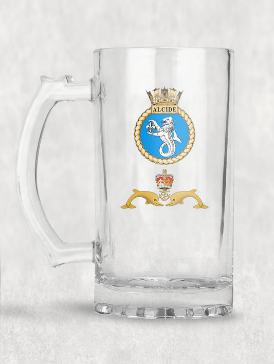 HMS Alcide - Tankard/Beer Mug/Stein