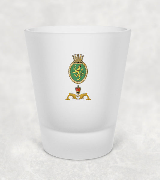 HMS Alderney - Shot Glass