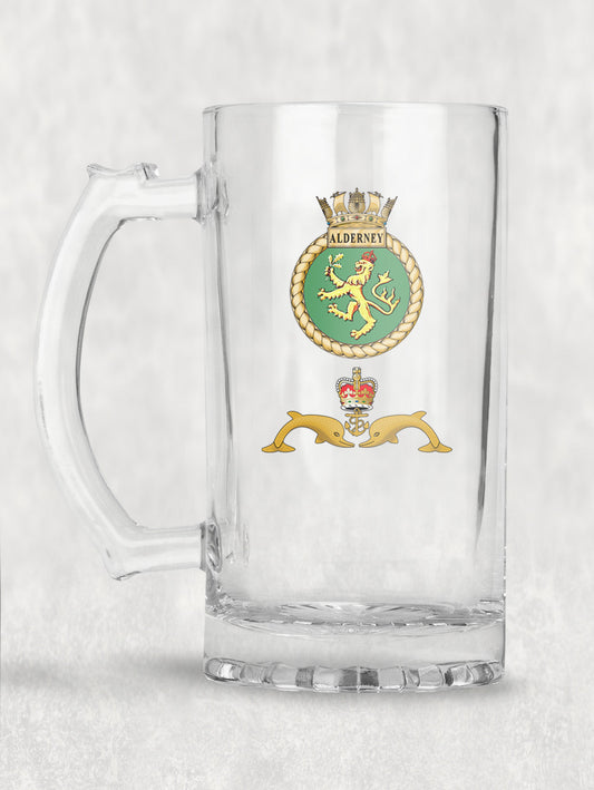 HMS Alderney - Tankard/Beer Mug/Stein