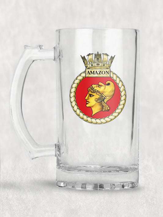 HMS Amazon - Tankard/Beer Mug/Stein
