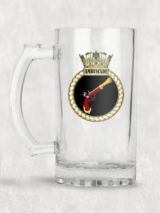 HMS Ambuscade - Tankard/Beer Mug/Stein