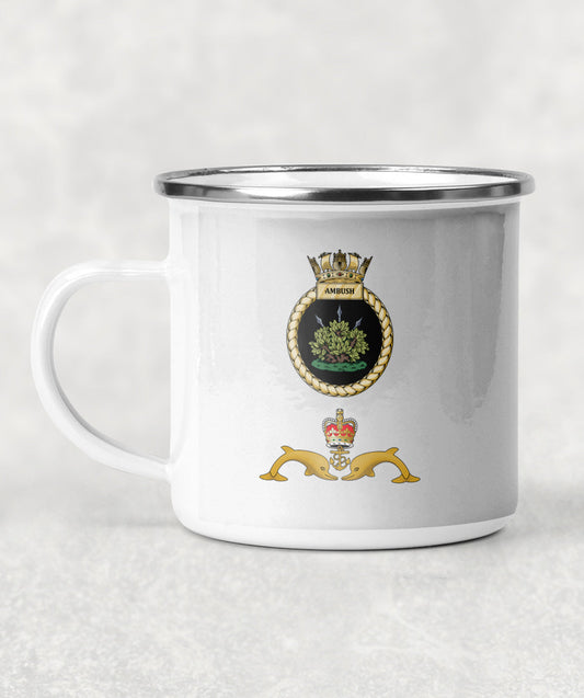 HMS Ambush - Enamel Mug