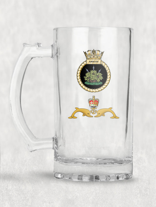HMS Ambush - Tankard/Beer Mug/Stein