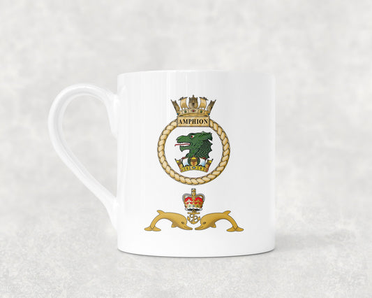 HMS Amphion - Bone China Mug