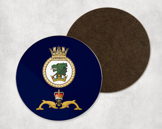 HMS Amphion - Round Coaster Set