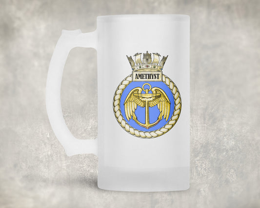 HMS Amythest - Frosted Stein