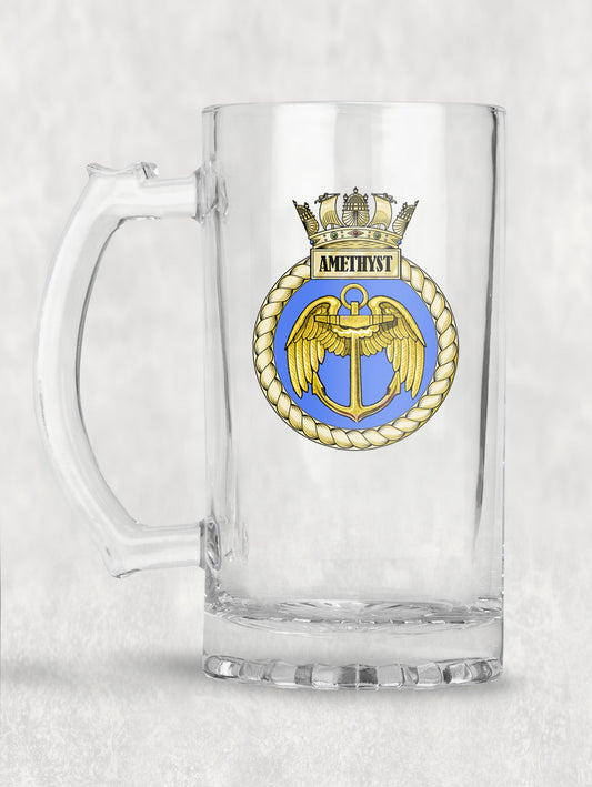 HMS Amythest - Tankard/Beer Mug/Stein