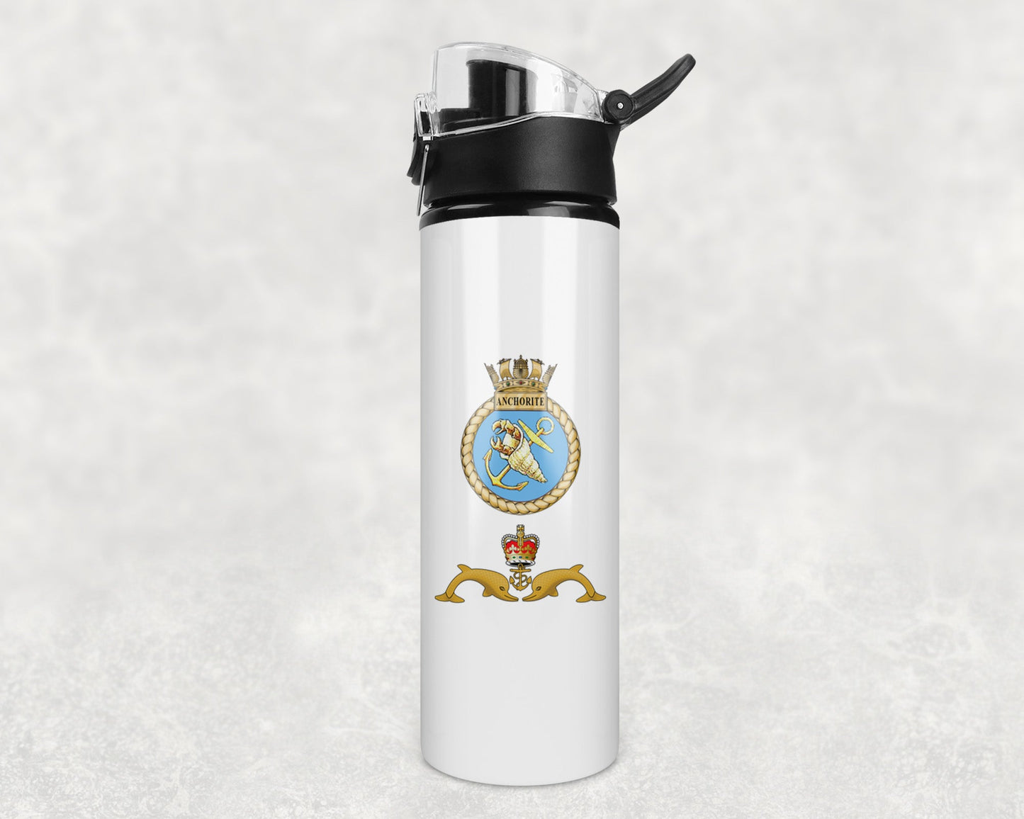 HMS Anchorite - Flip Top Water Bottle