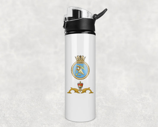 HMS Anchorite - Flip Top Water Bottle