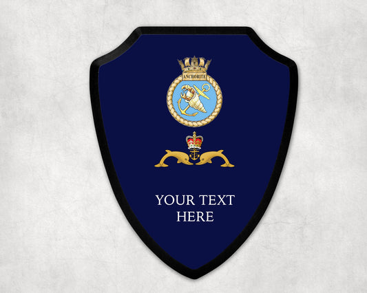 HMS Anchorite - Royal Navy Printed Wall Shield