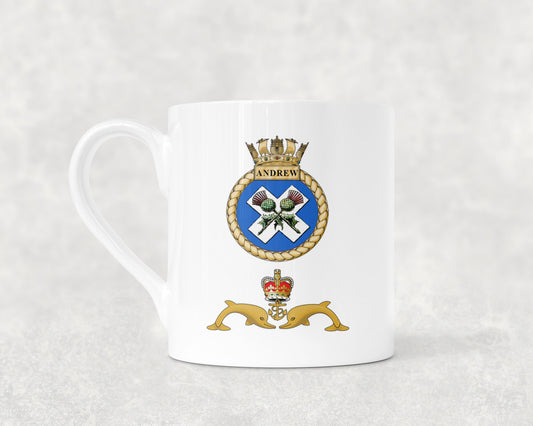 HMS Andrew - Bone China Mug