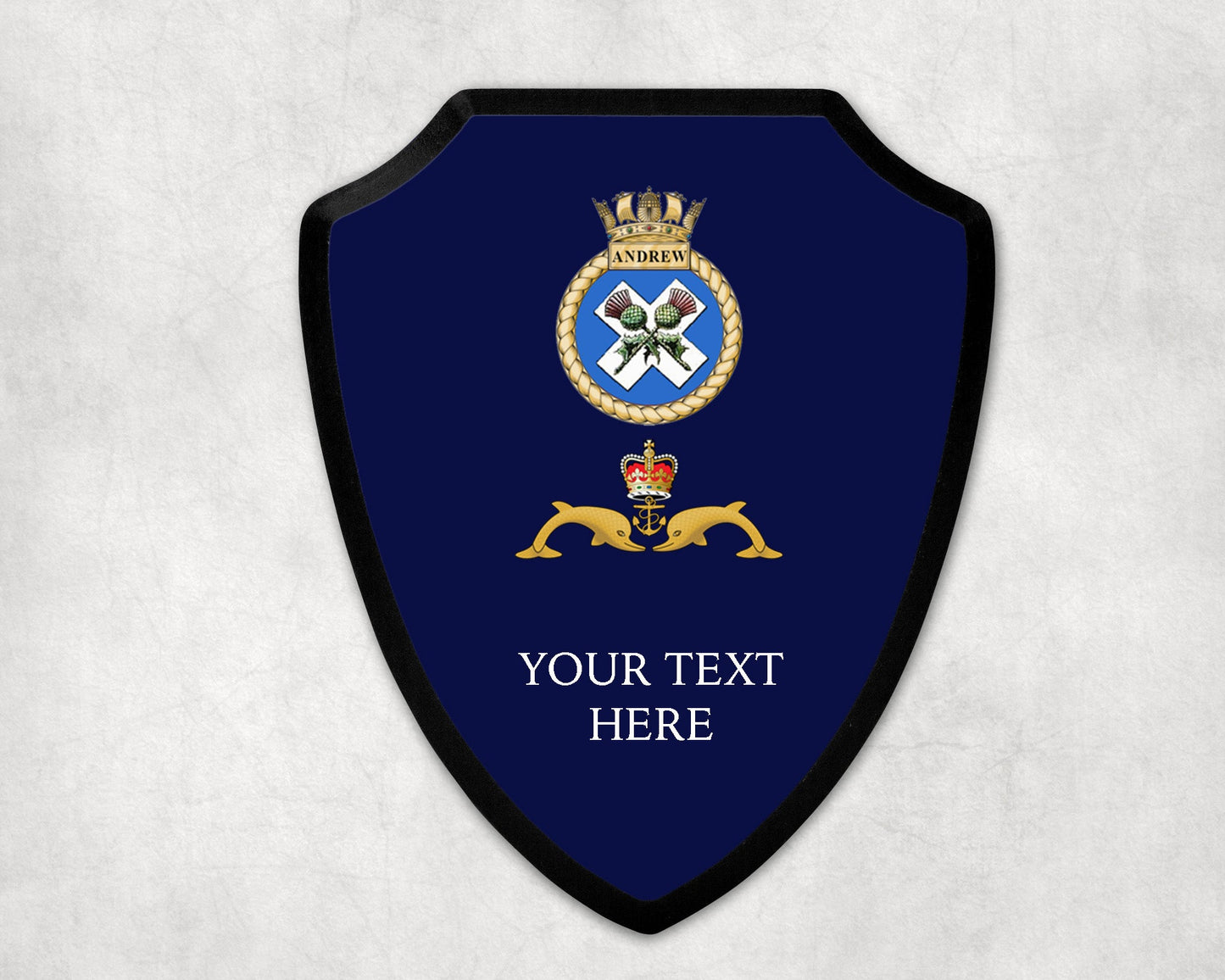 HMS Andrew - Royal Navy Printed Wall Shield