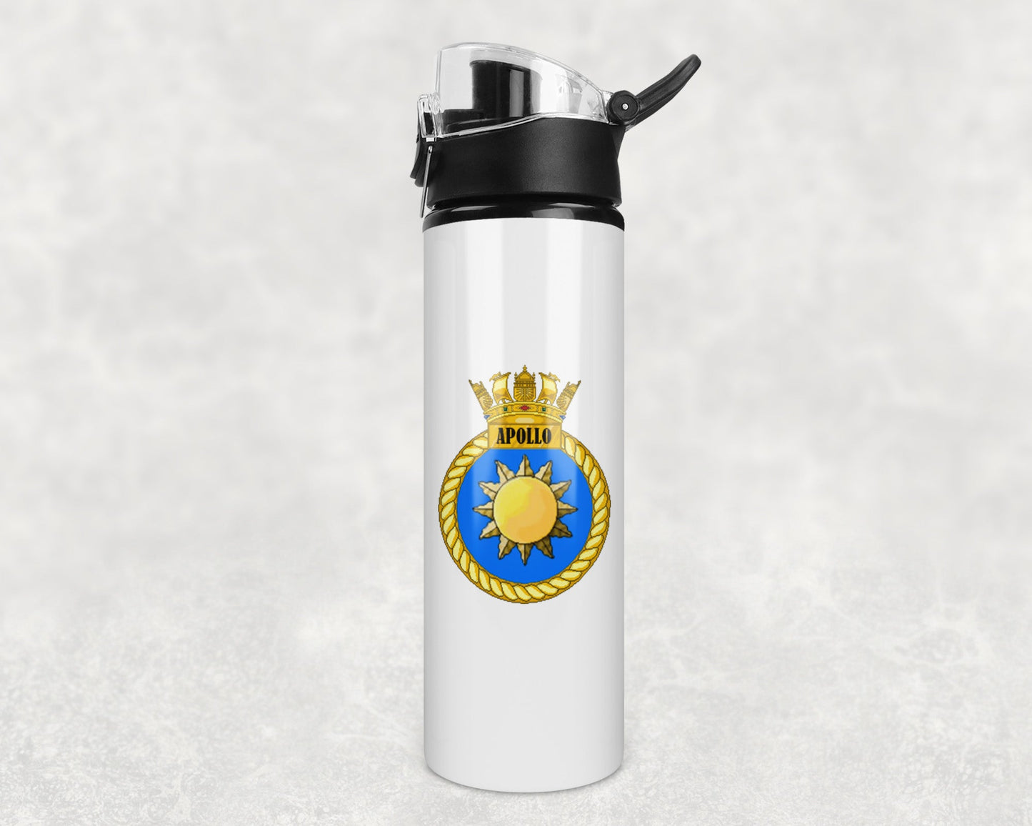 HMS Apollo - Flip Top Water Bottle
