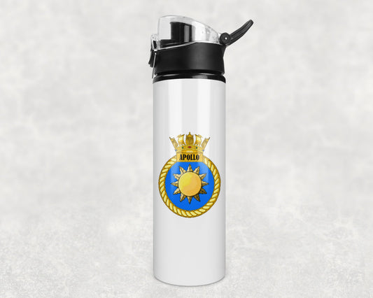 HMS Apollo - Flip Top Water Bottle