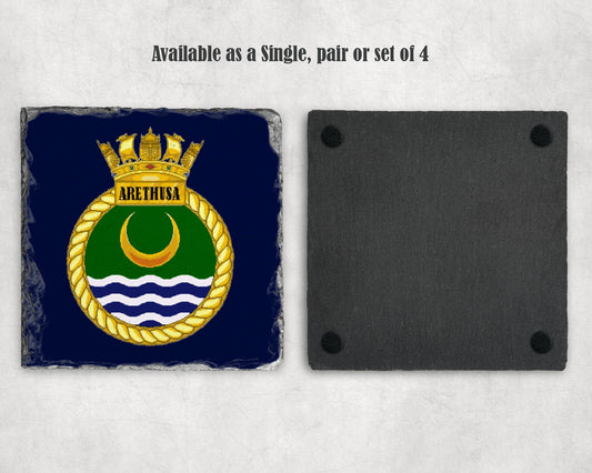 HMS Arethusa - Slate Coaster