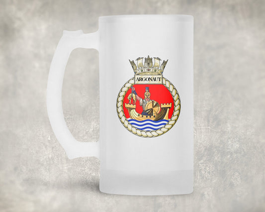HMS Argonaut - Frosted Stein/Tankard/Beer Mug - Frosted Stein/Tankard/Beer Mug
