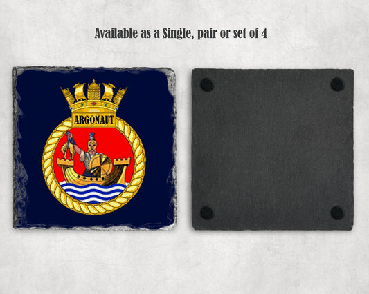 HMS Argonaut - Slate Coaster