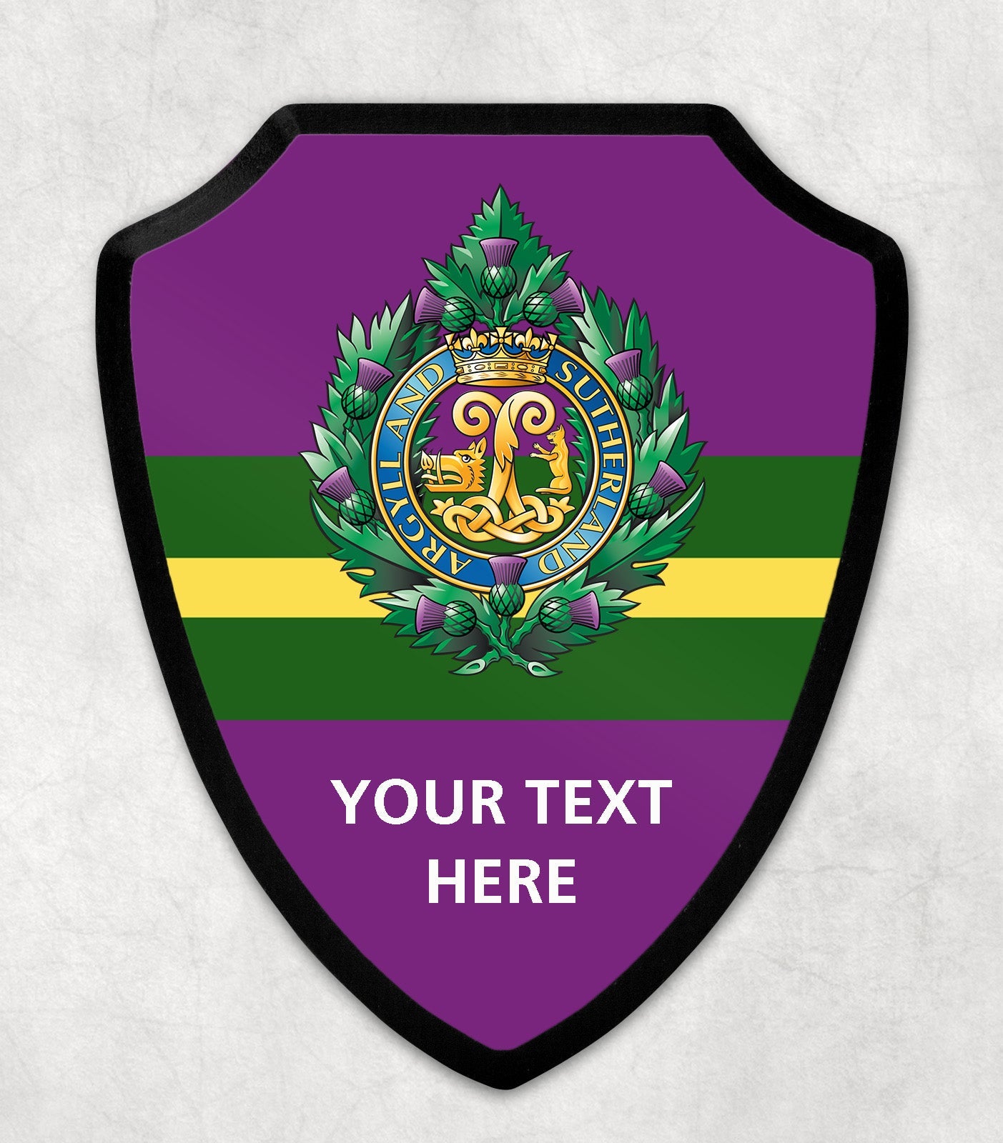Argyll and Sutherland Highlanders - Printed Wall Shield
