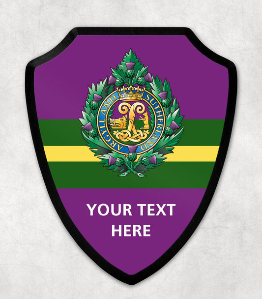Argyll and Sutherland Highlanders - Printed Wall Shield