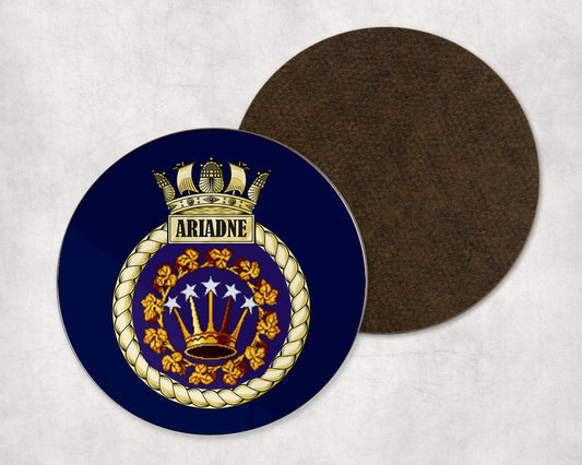 HMS Ariadne - Round Coaster Set