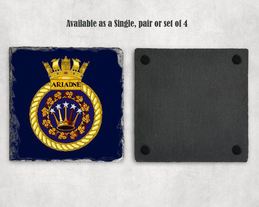 HMS Ariadne - Slate Coaster