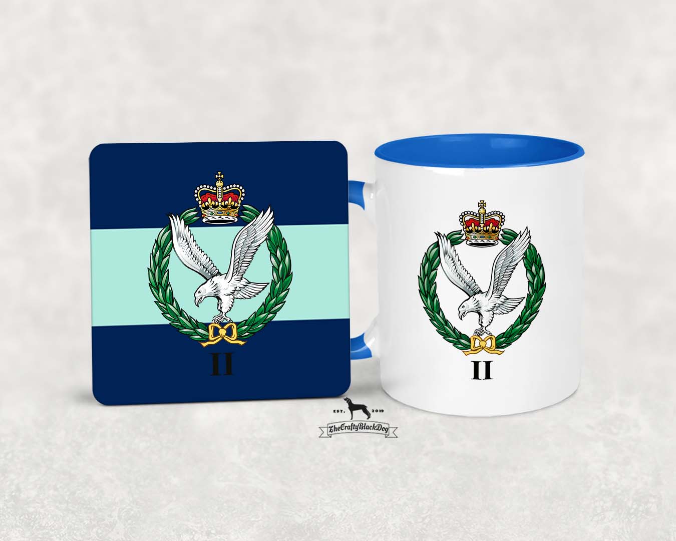2 Army Air Corps - MUG and COASTER SET
