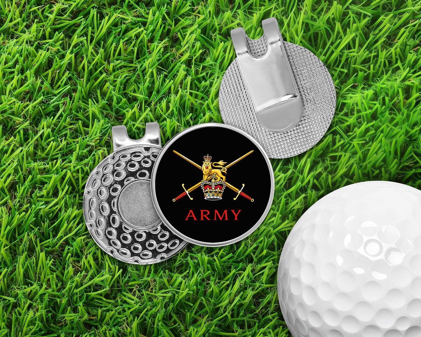 Army Badge - Golf Ball Marker Hat Clip