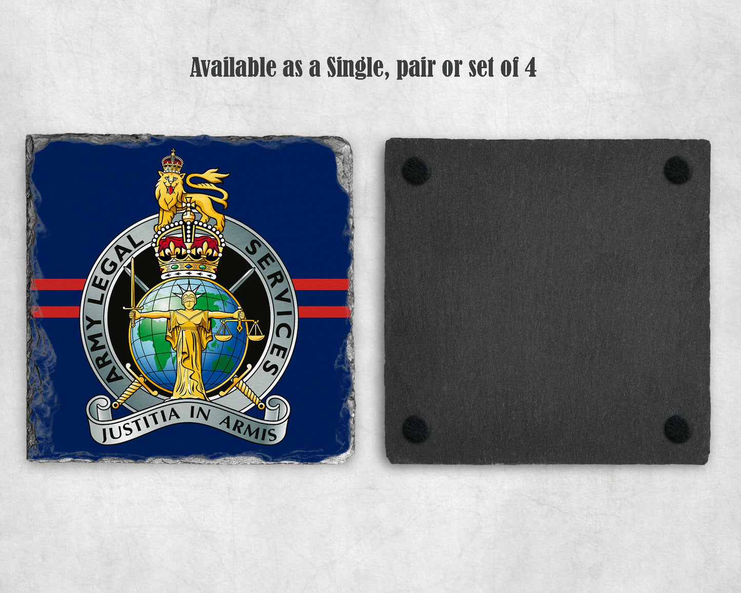 Army Legal Services Branch KC - Slate Coaster