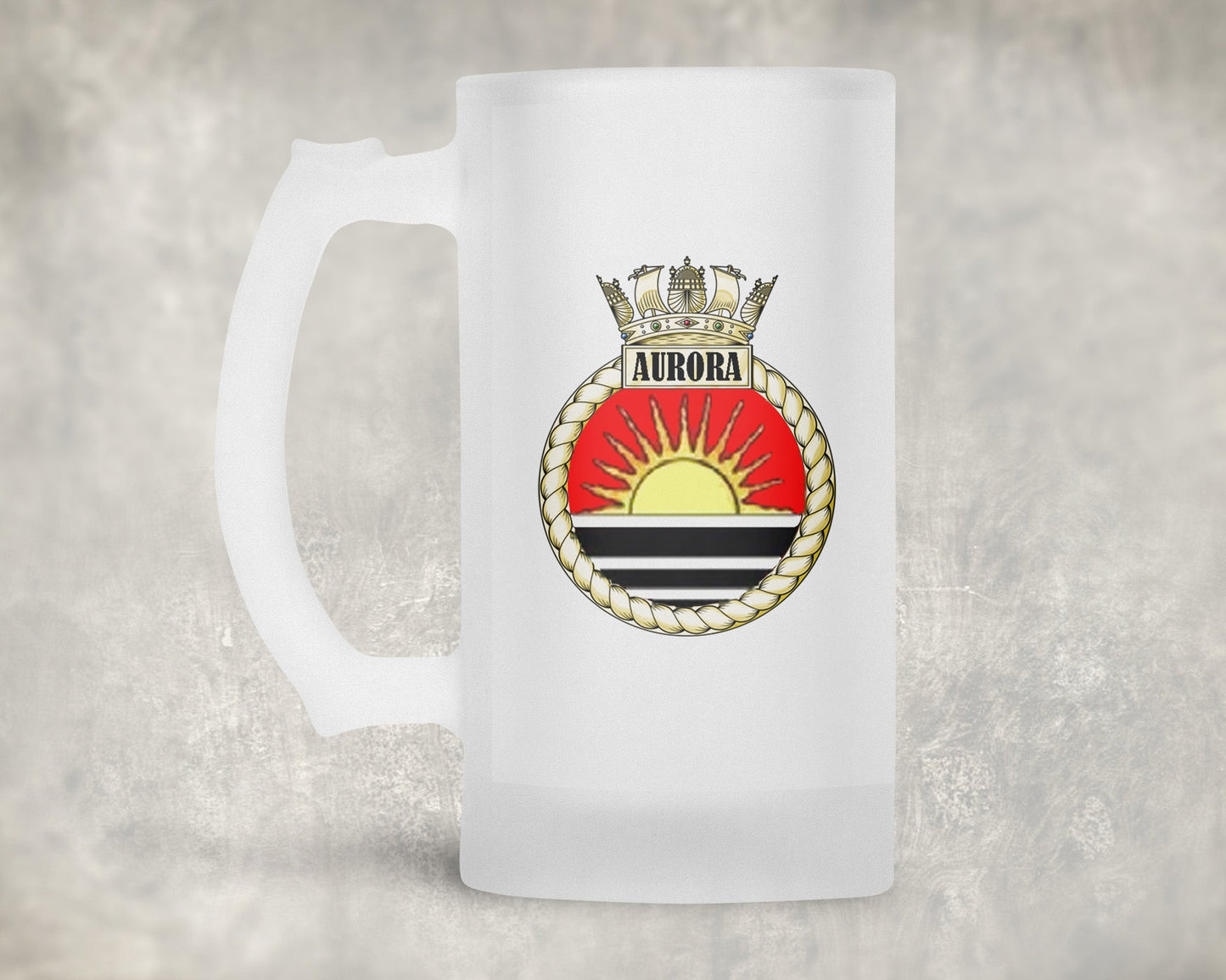 HMS Aurora - Frosted Stein/Tankard/Beer Mug - Frosted Stein/Tankard/Beer Mug