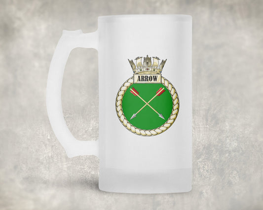 HMS Arrow - Frosted Stein/Tankard/Beer Mug - Frosted Stein/Tankard/Beer Mug