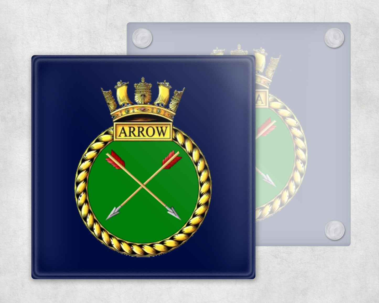 HMS Arrow - Glass Coaster