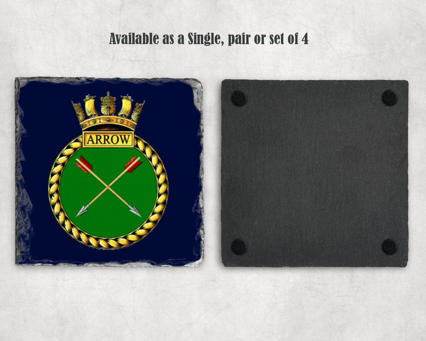 HMS Arrow - Slate Coaster