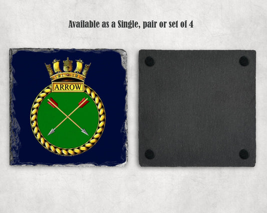 HMS Arrow - Slate Coaster