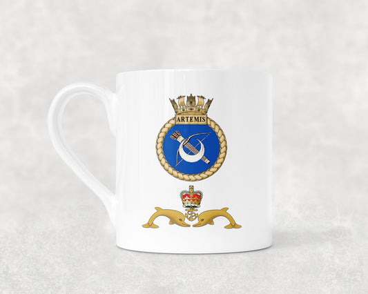 HMS Artemis - Bone China Mug