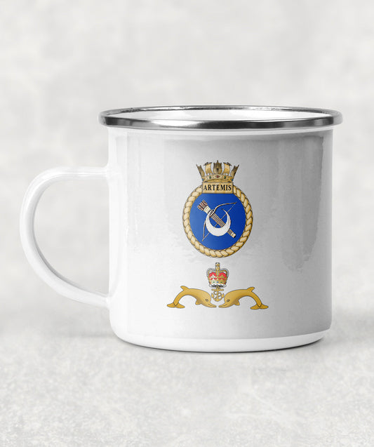 HMS Artemis - Enamel Mug