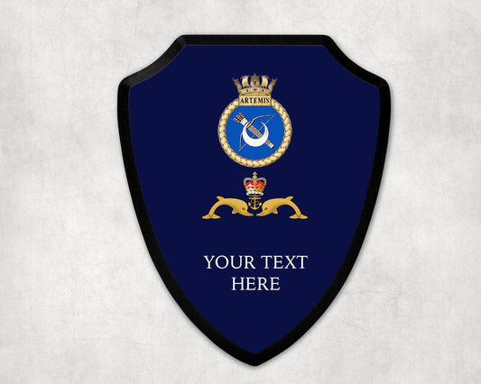 HMS Artemis - Royal Navy Printed Wall Shield