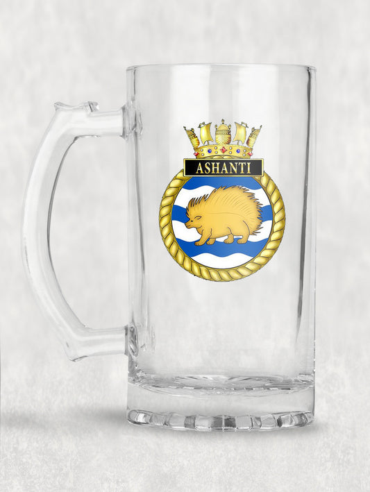 HMS Ashanti - Tankard/Beer Mug/Stein