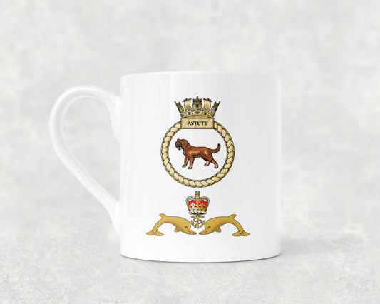 HMS Astute - Bone China Mug