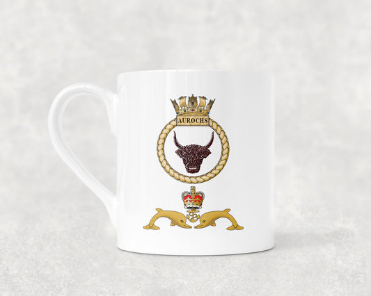 HMS Aurochs - Bone China Mug