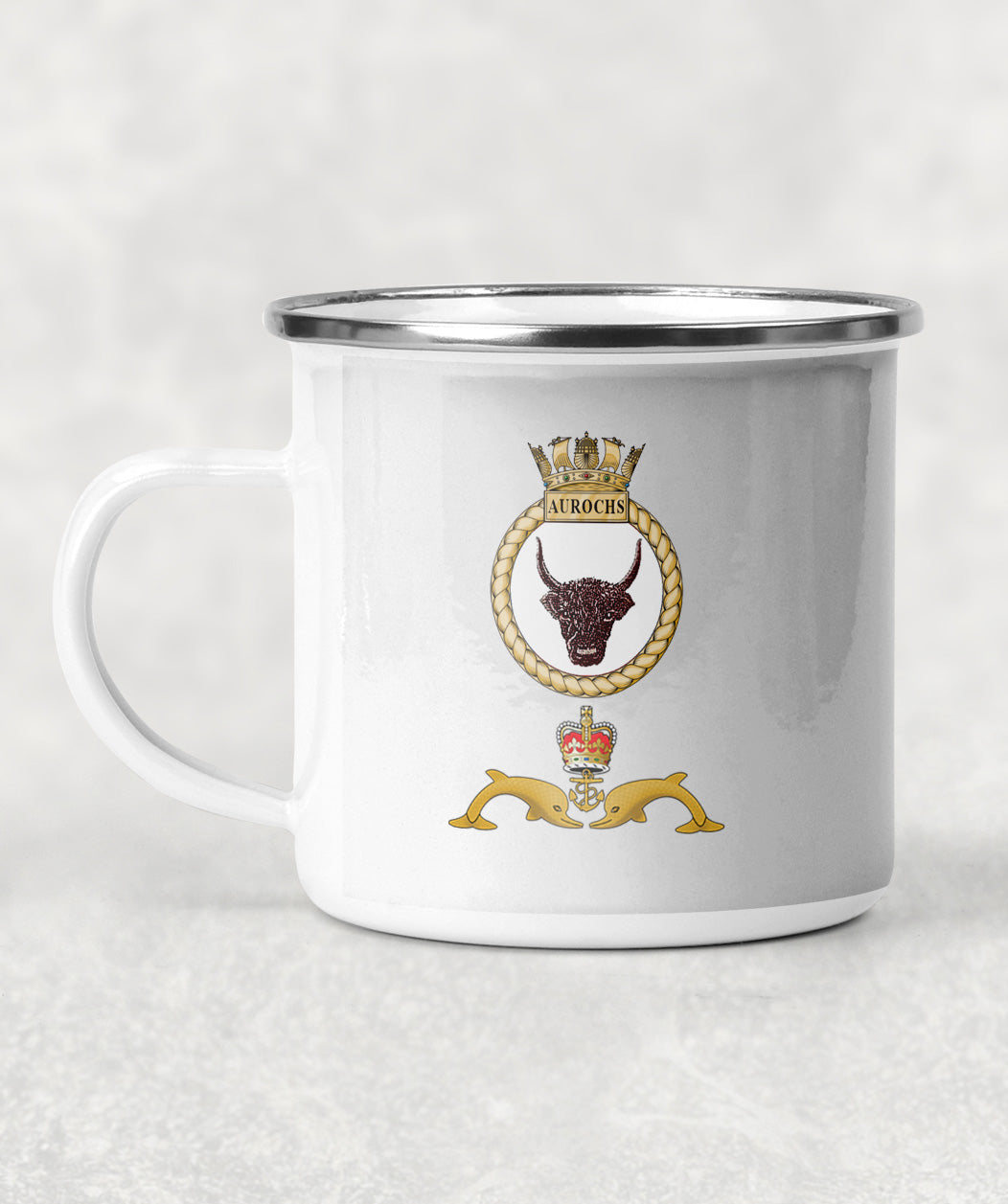 HMS Aurochs - Enamel Mug