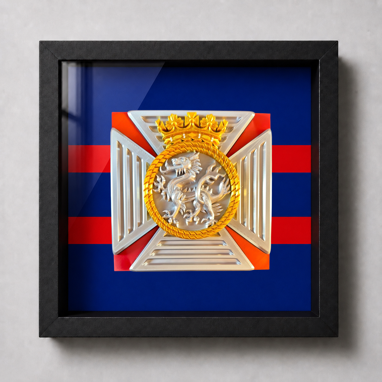 Duke of Edinburgh's Royal Regiment Cap Badge Display Frame | Officially Licensed