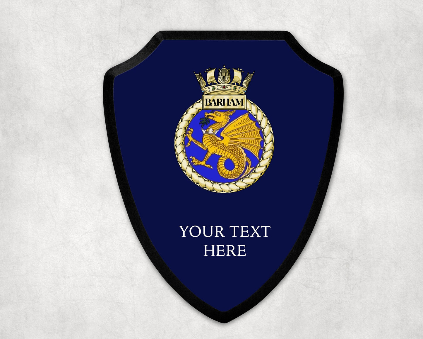 HMS Barham - Royal Navy Printed Wall Shield