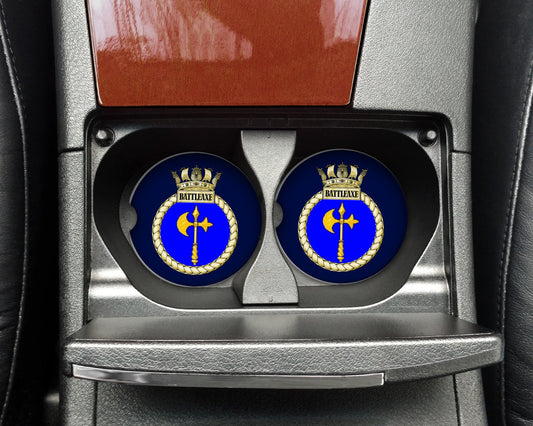 HMS Battleaxe - Car Coasters