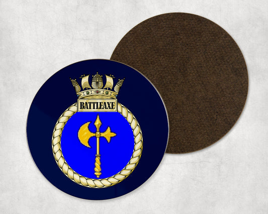 HMS Battleaxe - Round Coaster Set