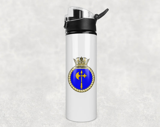 HMS Battleaxe - Flip Top Water Bottle