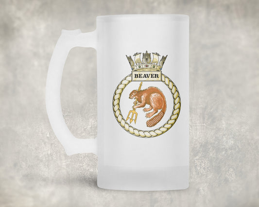 HMS Beaver - Frosted Stein