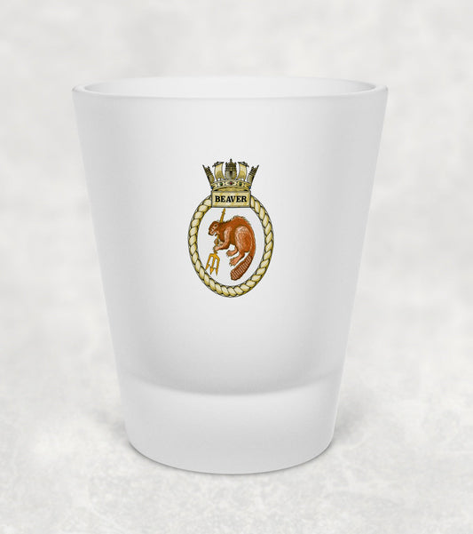 HMS Beaver - Shot Glass