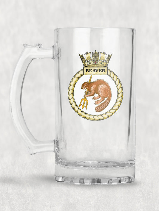 HMS Beaver - Tankard/Beer Mug/Stein