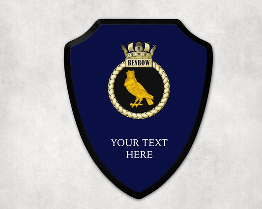 HMS Benbow - Royal Navy Printed Wall Shield