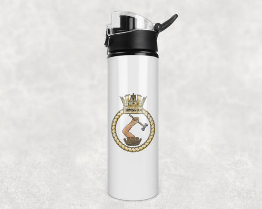 HMS Birmingham - Flip Top Water Bottle